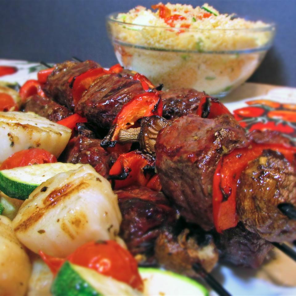 Bison Skewers Couscous