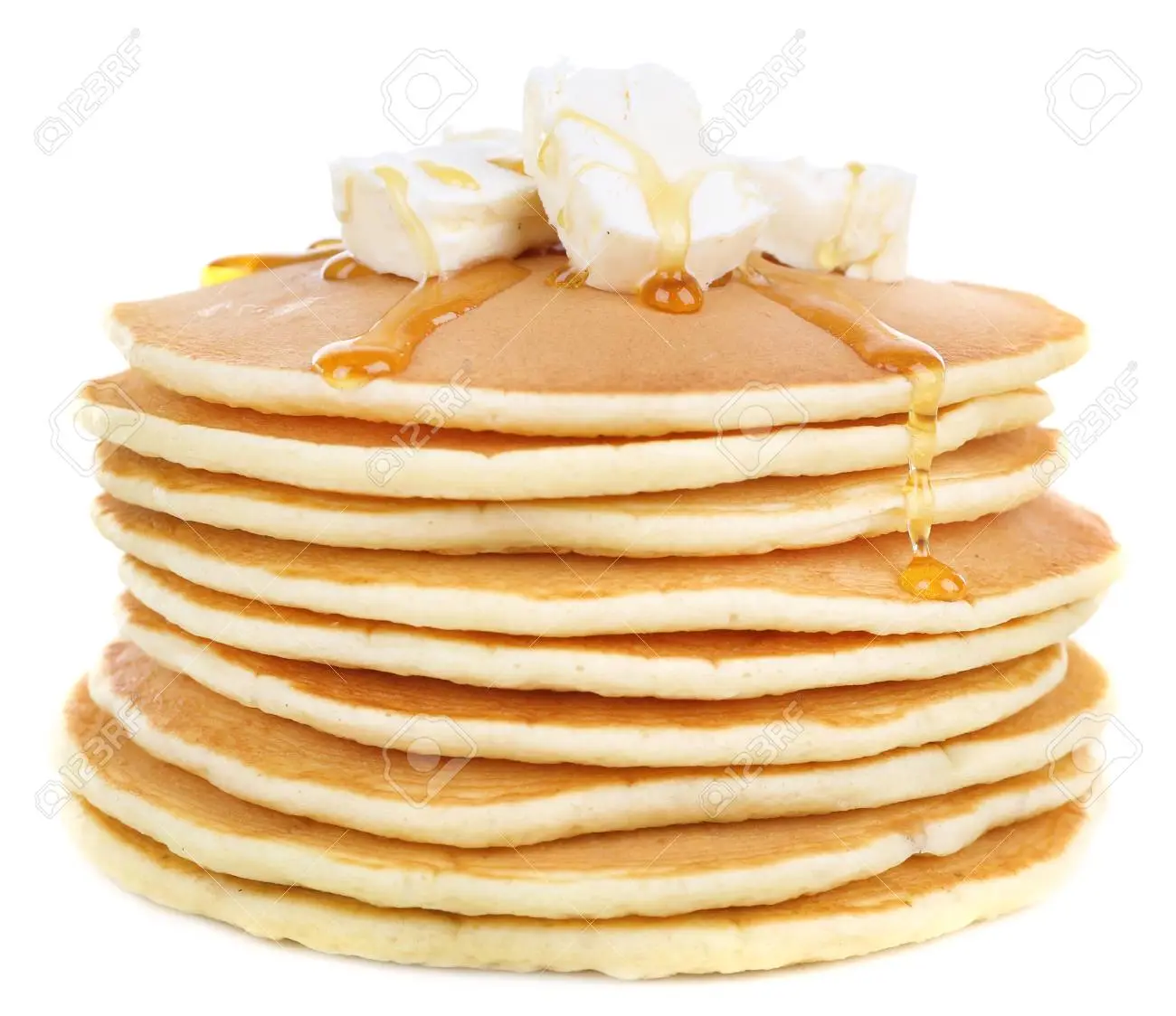 Pancakes with Butter and Honey